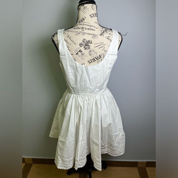 J.Crew Fit-and-flare mini dress with rickrack trim NWT Size 4 - Picture 4 of 11